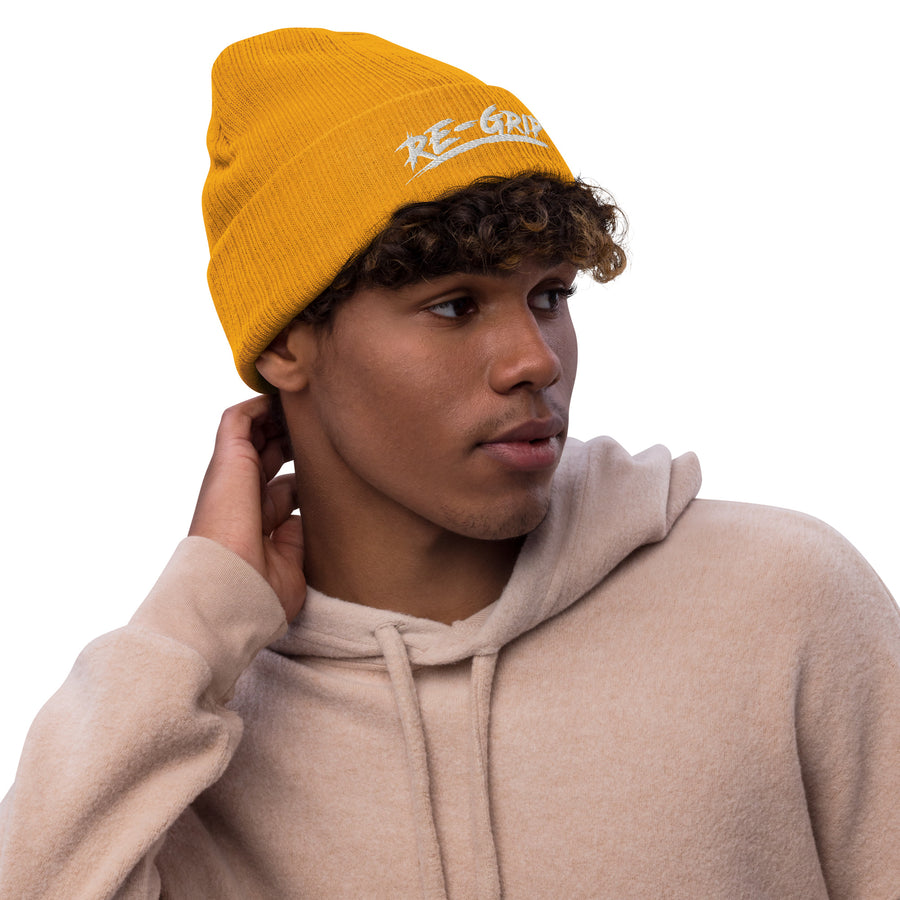 Re-Grip Ribbed Knit Beanie