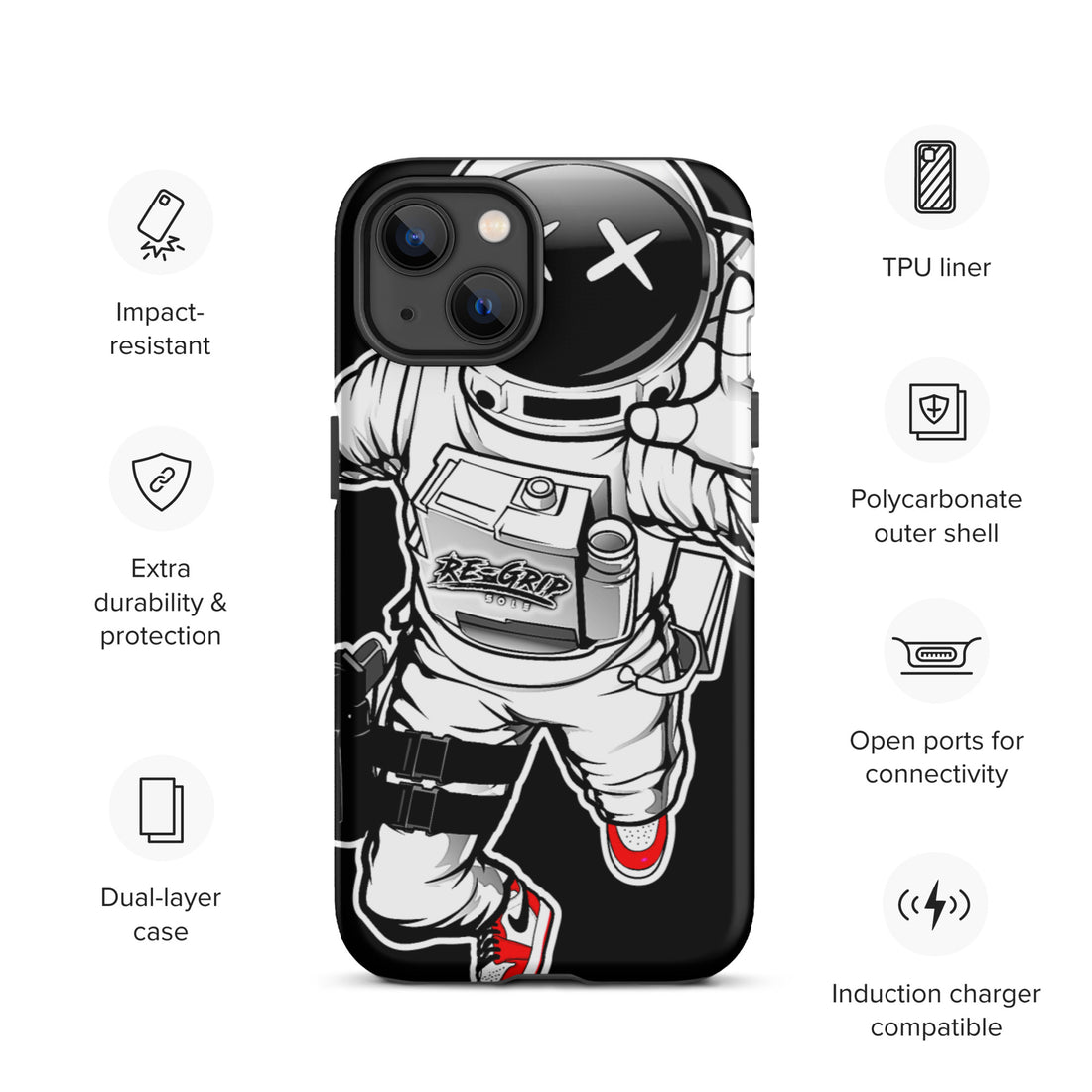 "Astronaut Boy" Tough iPhone Case