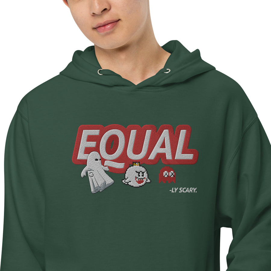 "Equal-Ly Scary" Fitted Hoodie