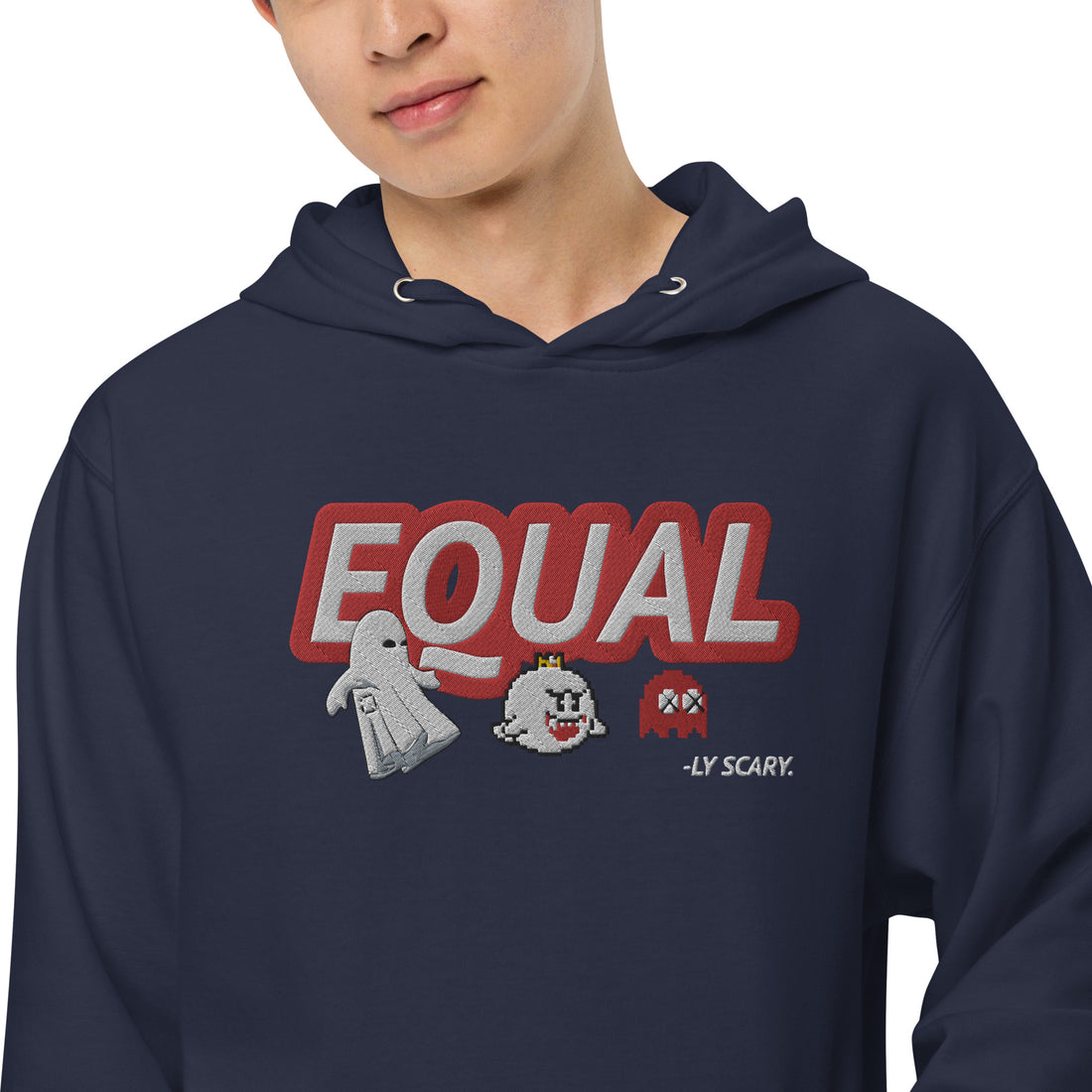 "Equal-Ly Scary" Fitted Hoodie