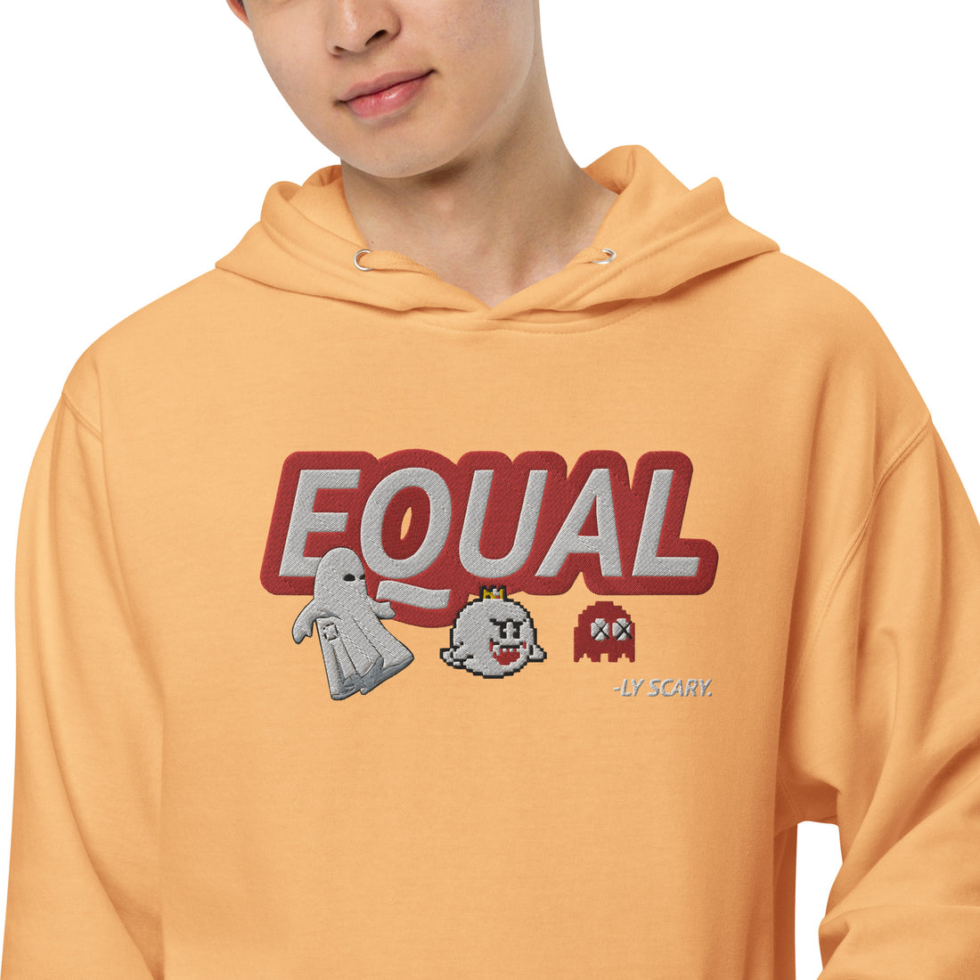 "Equal-Ly Scary" Fitted Hoodie