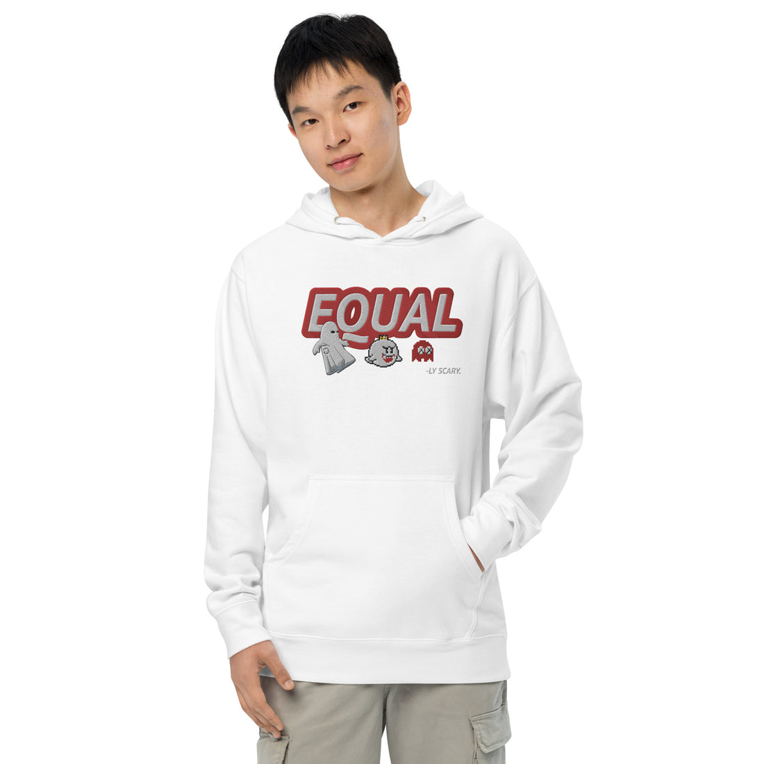 "Equal-Ly Scary" Fitted Hoodie