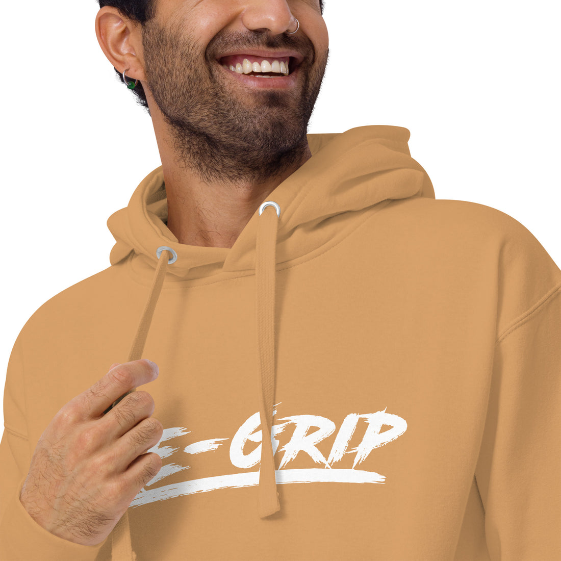 Re-Grip Big Logo Fitted Hoodie